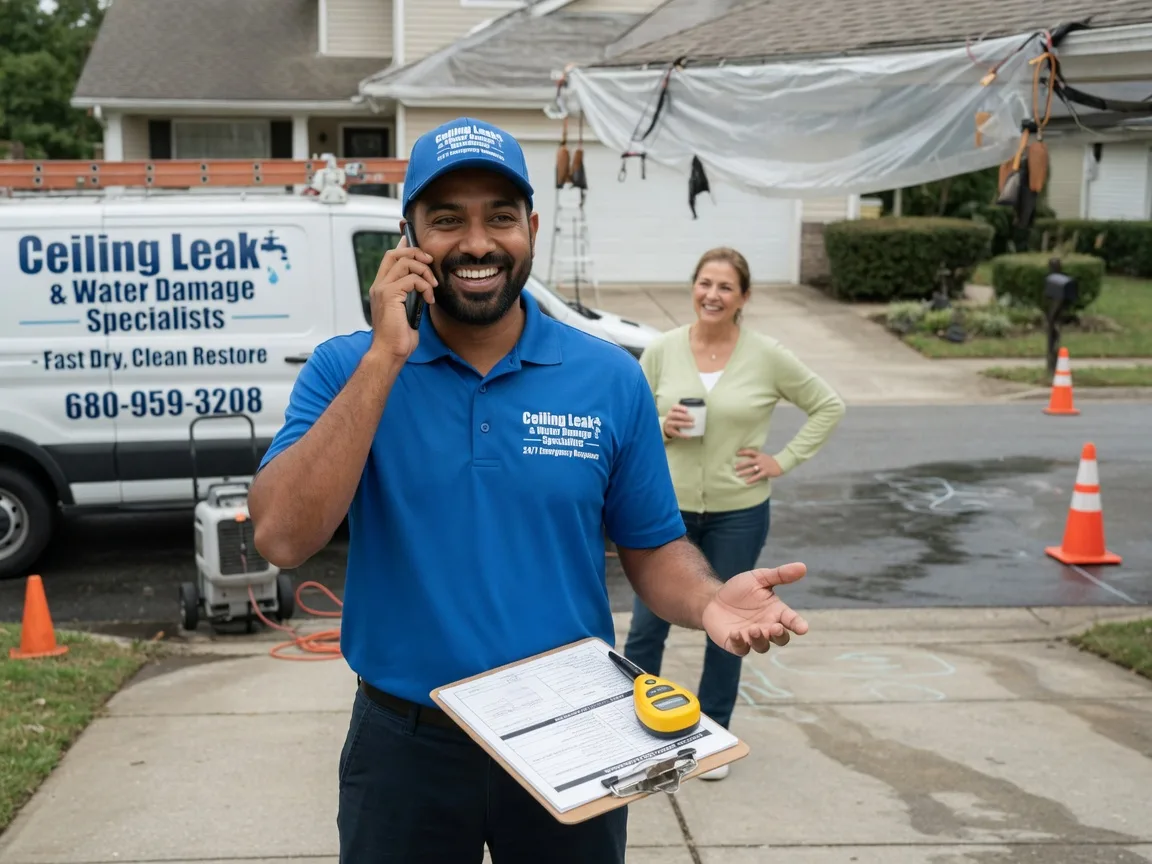 Ceiling Leak Cleanup Stuart, IA FAQs